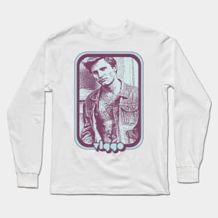 Viggo Mortensen /// Retro Style Fan Art Long Sleeve T-Shirt